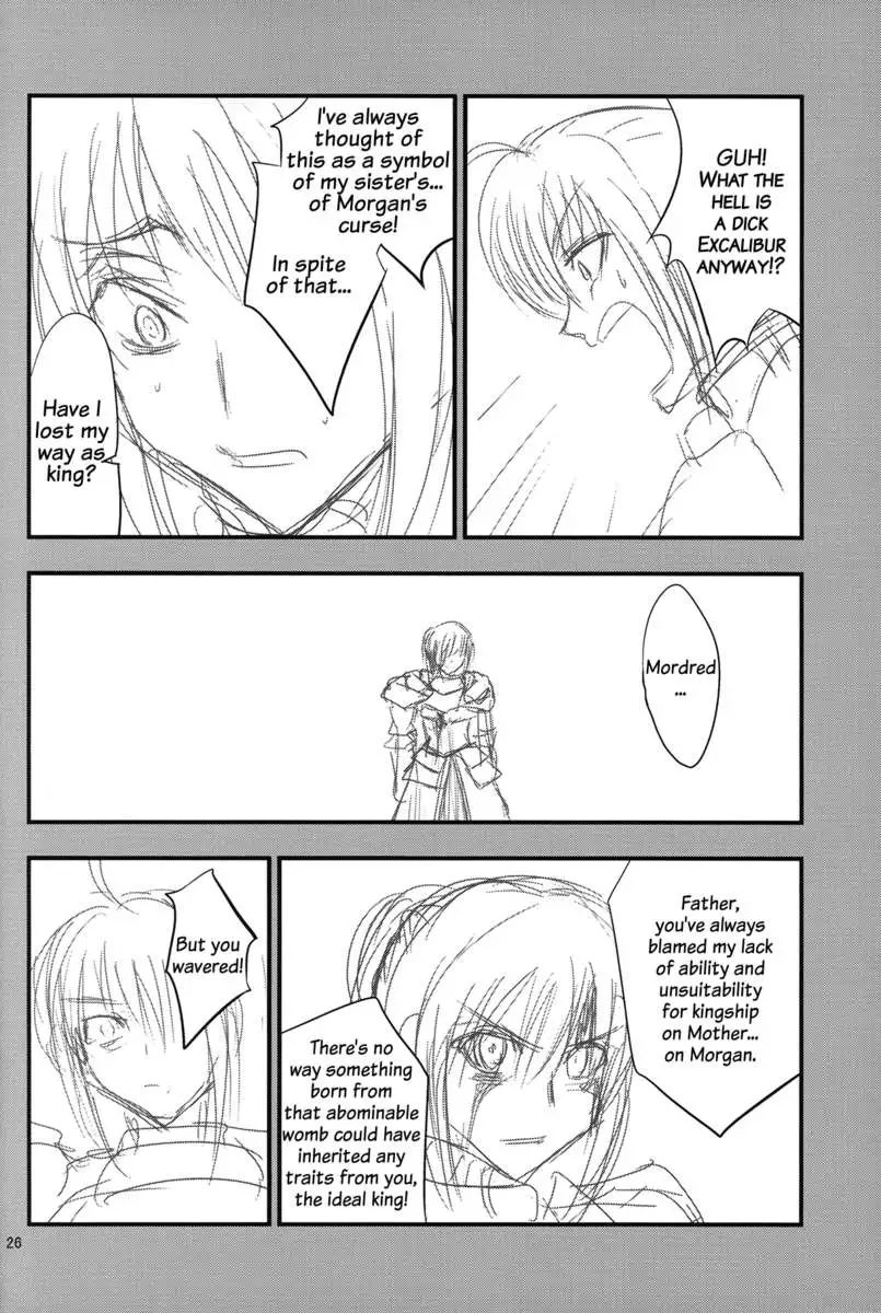 Saber Grew a Dick