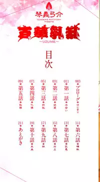 [Kotoyoshi Yumisuke] Hyakka Nyuuran ~UZUME~ | Hundred Blossoms Raging Boobs ~UZUME~ [English]