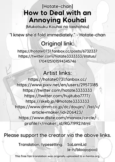 Mukatsuku Kouhai no Taishohou | How to Deal with an Annoying Kouhai