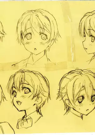 Misaki and Mika Sensei Sketchbook