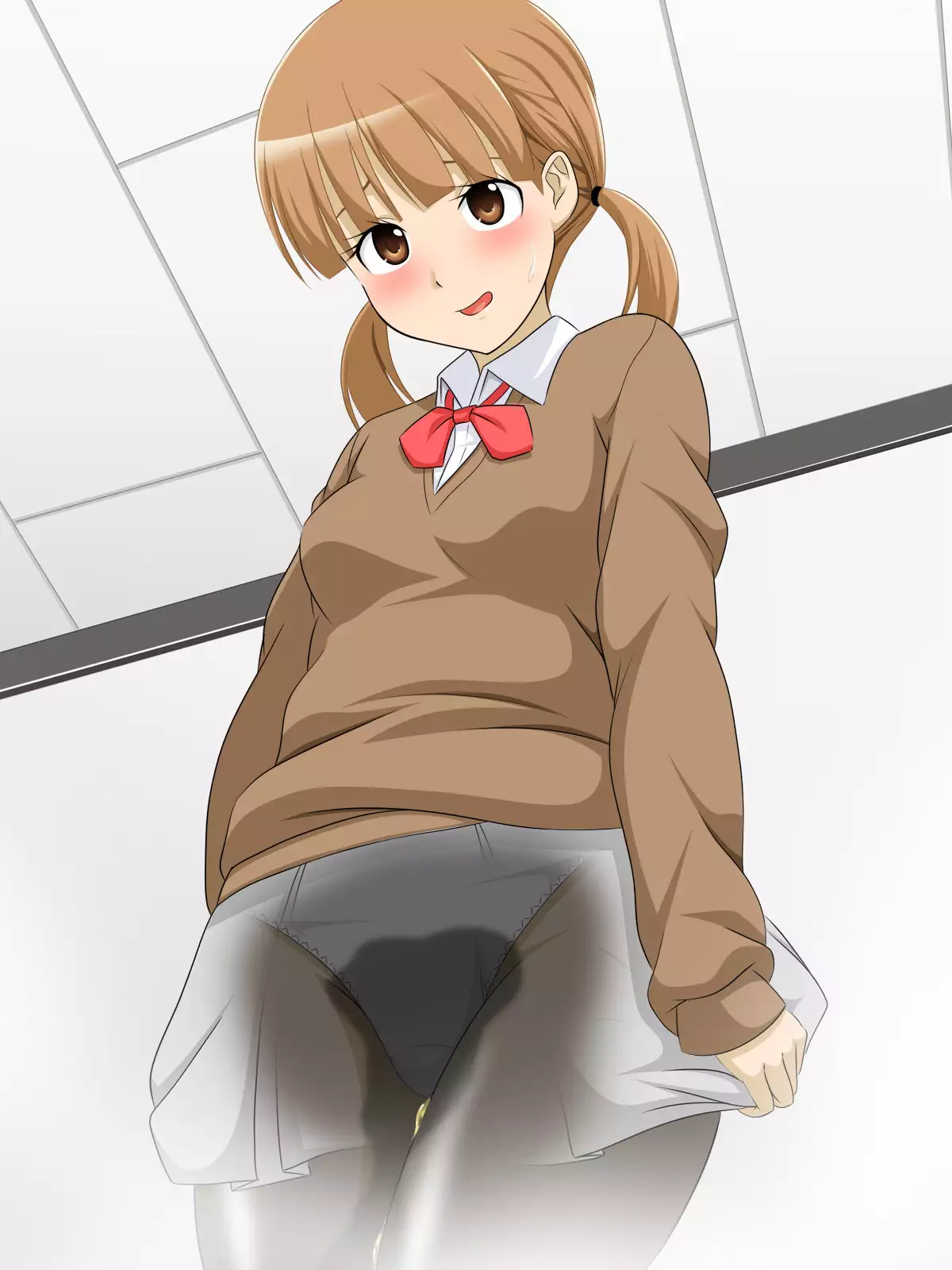 JKがおもらし!JKがおしっこ!