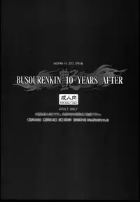 [Kashiwa-ya (Hiyo Hiyo)] Busou Renkin 10 Years After (Busou Renkin)