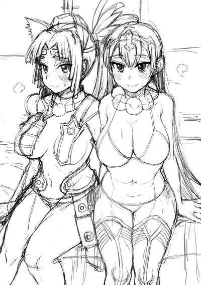 Ushiwakamaru to, Sanzou-chan to.