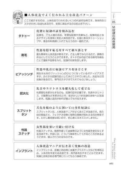 Zero kara Hajimeru SM Manual Kawaii Dorei Shiikujutsu