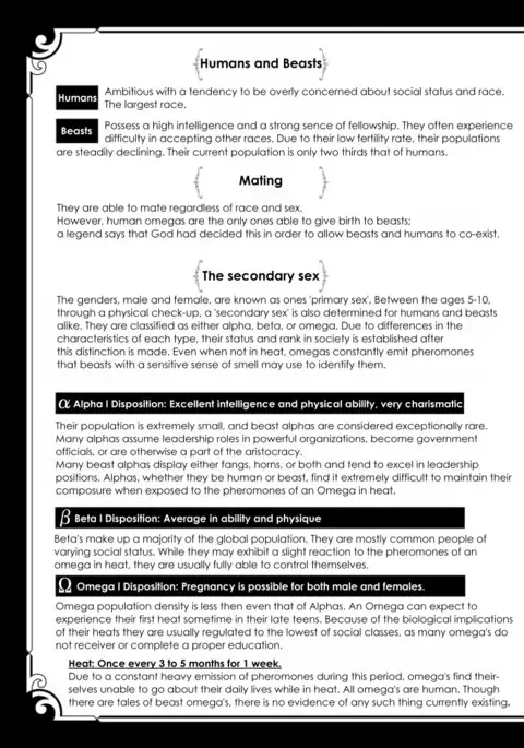 Pendulum: Kemonohito Omegaverse Ch. 1-2