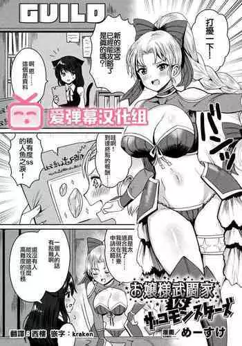 お嬢様武闘家VSザコモンスターズ