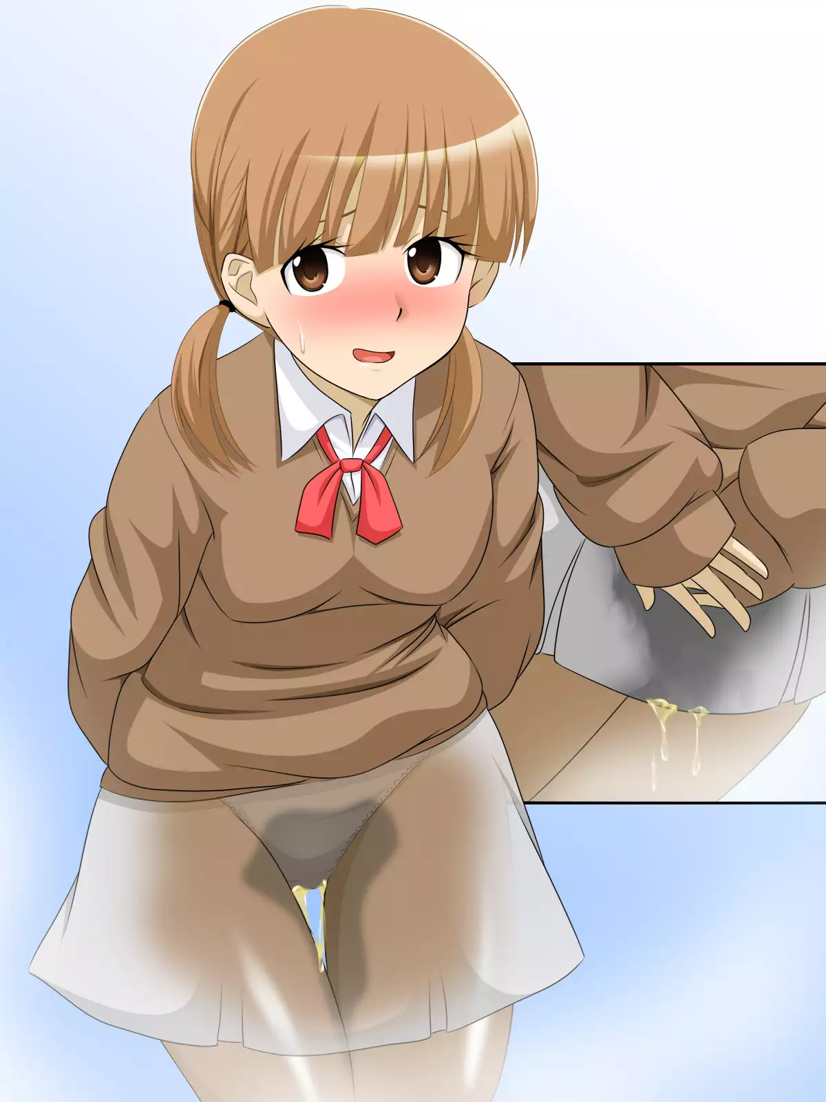 JKがおもらし!JKがおしっこ!