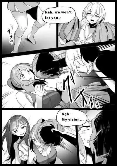 Girls Beat! Plus - Rie vs Shizuku & Mia